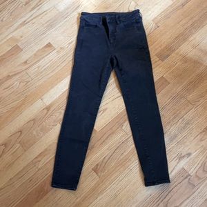 Black American Eagle jeggings